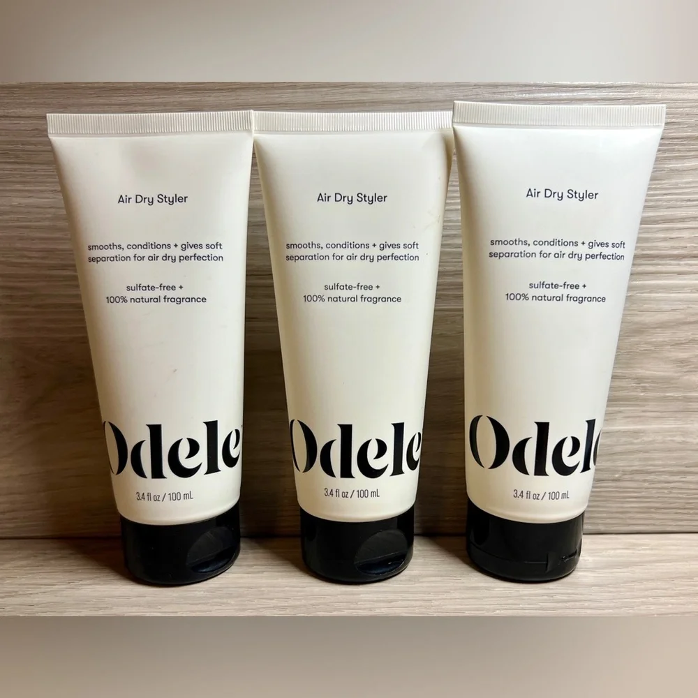 Lot Of 3 Brand New Odele Air Dry Styler Gels, 3.4 fl oz